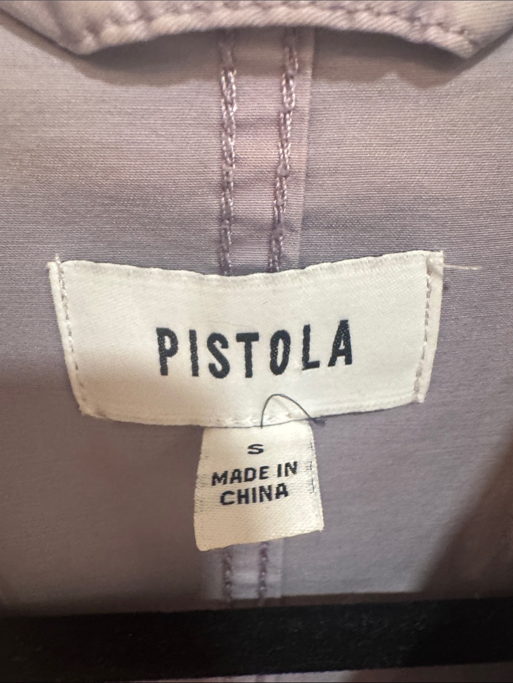 Pistola Size Small Button-Front Jumper in Dusty Lavender - Picture 3 of 16